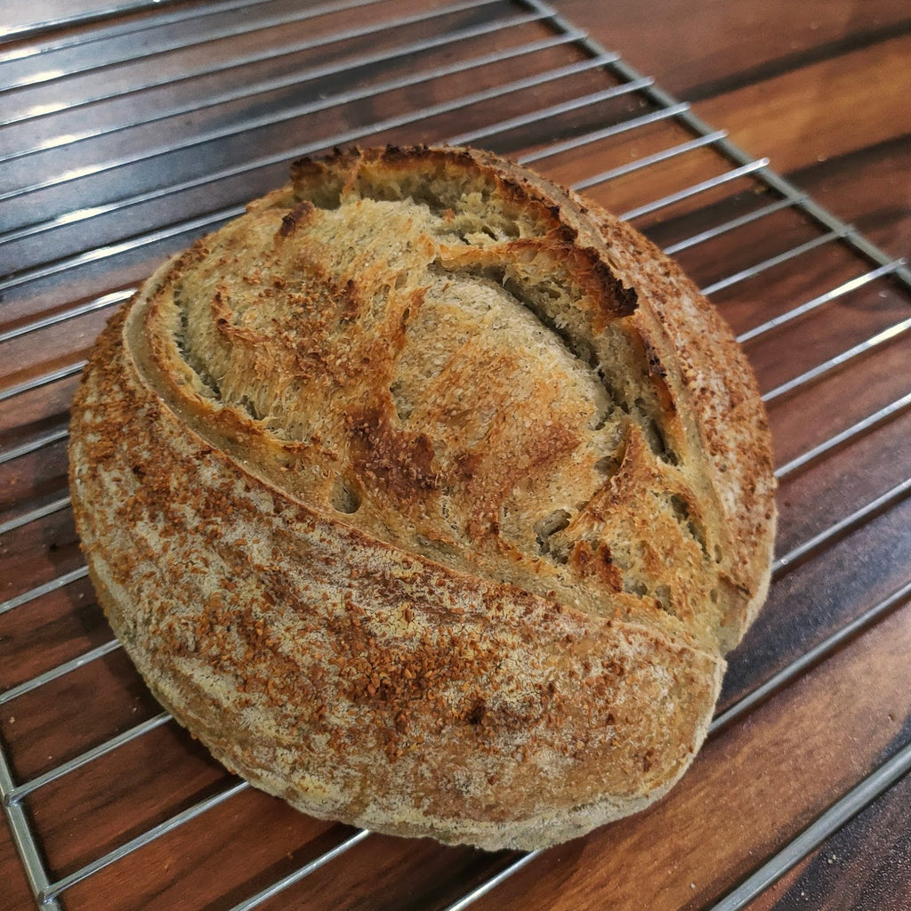 Roasted Garlic and Herbs Sourdough - Two Wholesome Bakers