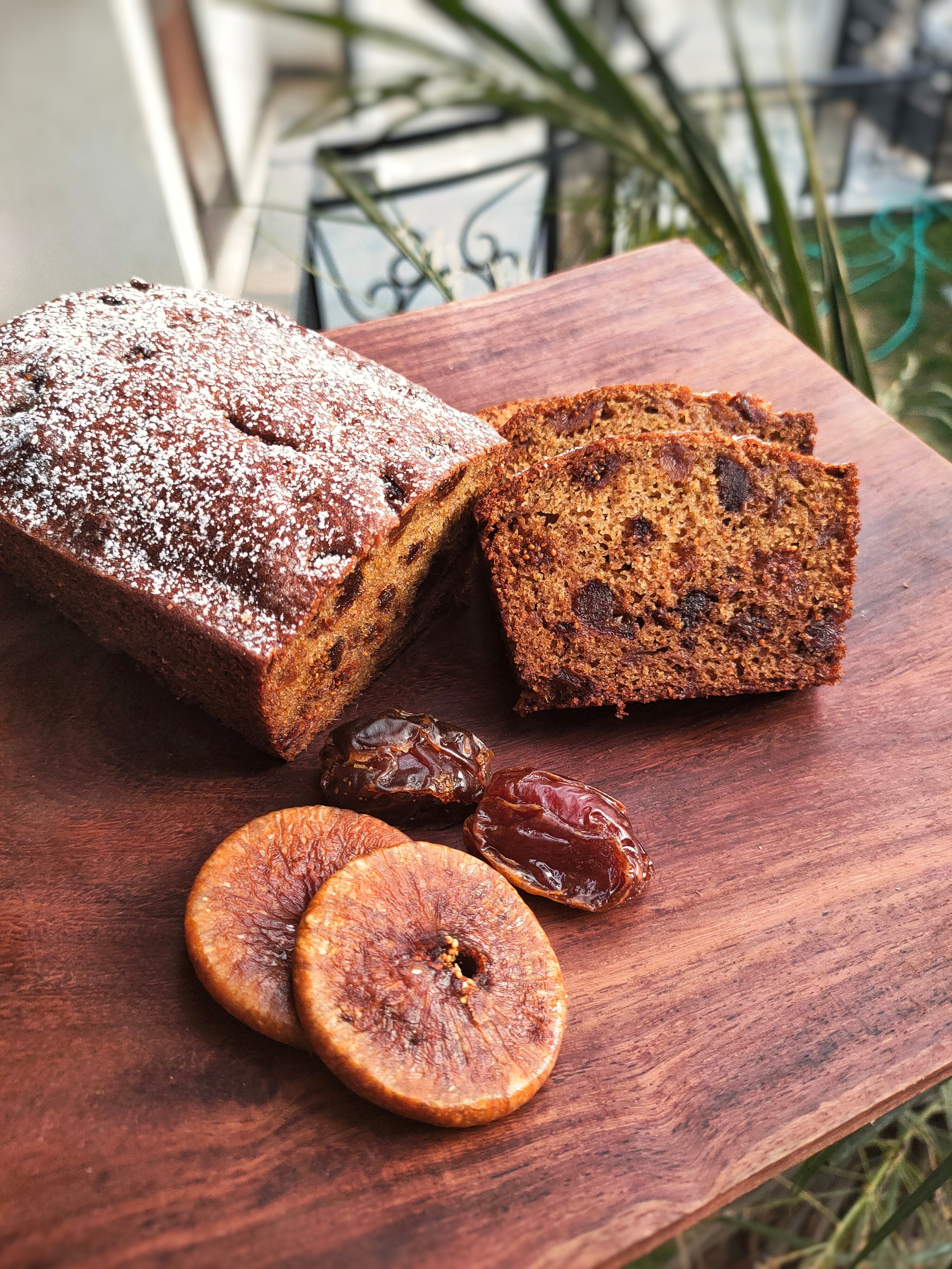 Dates & Figs Cake - Two Wholesome Bakers