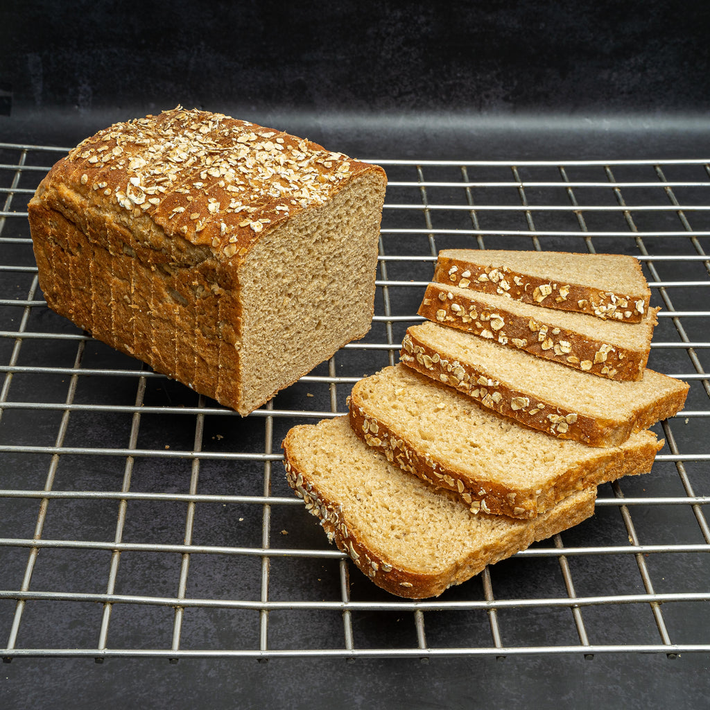 Whole Wheat Honey Oats Breads - Two Wholesome Bakers